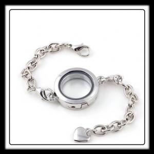 25mm Circle (Silver) Bracelet Locket