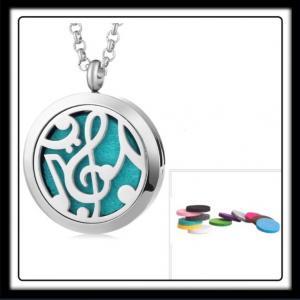 30mm Musical Note (Silver) Aromatherapy Locket