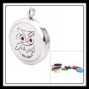 30mm Owl (Silver) Aromatherapy Locket