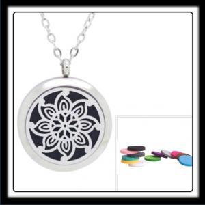 30mm Spinning Sunflower (Silver) Aromatherapy Locket