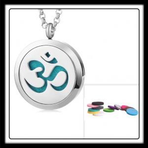 30mm Yoga (Silver) Aromatherapy Locket