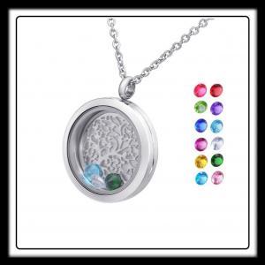 30mm Circle (Silver) "Full Tree with Blossoms" Locket