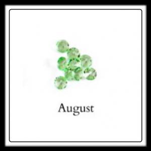 August Birthstone (Peridot) Crystals
