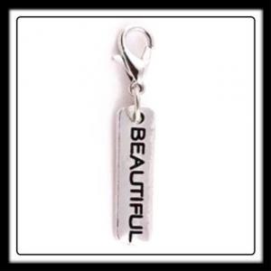 Locket Tag Charm - Beautiful