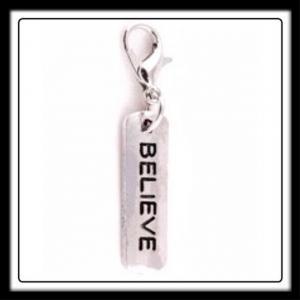 Locket Tag Charm - Believe