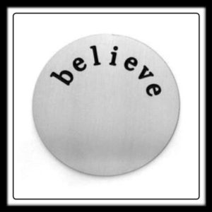 Believe Locket Plate