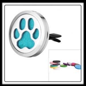 30mm Dog Paw Print Aromatherapy Car Clip
