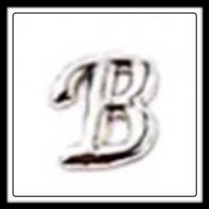 "B" (Fancy Lettering) Charm