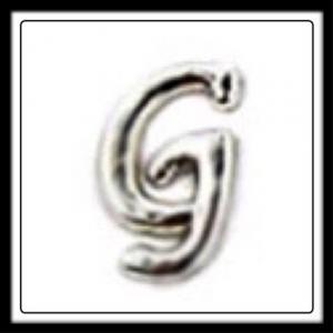 "G" (Fancy Lettering) Charm