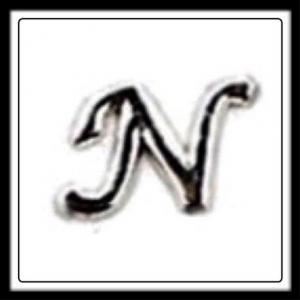 "N" (Fancy Lettering) Charm