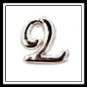 "Q" (Fancy Lettering) Charm