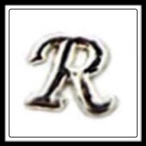 "R" (Fancy Lettering) Charm