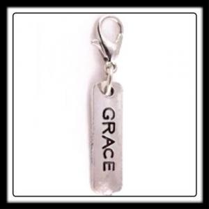Locket Tag Charm - Grace