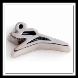 Hurdler (Silver) Charm