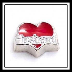 Husband (Red) Heart Charm
