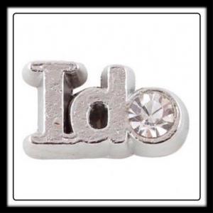 "I Do" (Silver) Charm