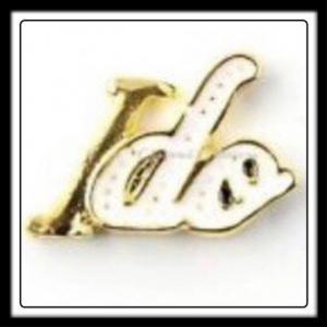 "I Do" (Gold) Charm