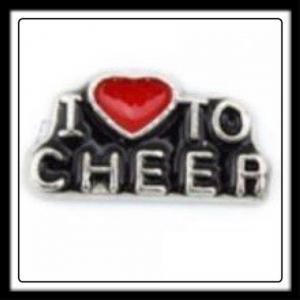 I Love to Cheer Charm
