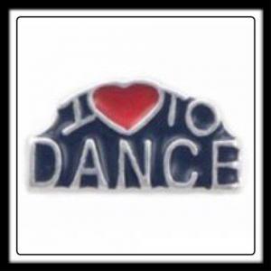 I Love to Dance Charm