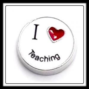 I Heart Teaching Charm