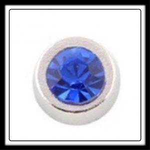 September - (Sapphire) Circle Birthstone Charm​