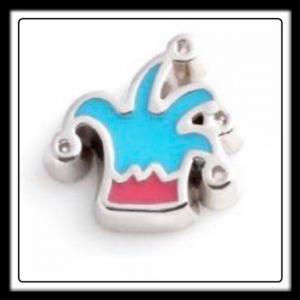 Jester Hat (Blue/Pink) Charm
