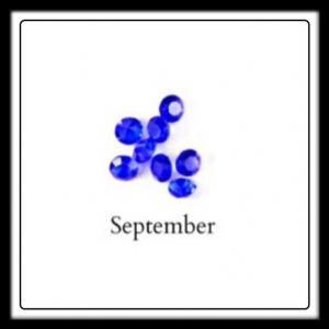 September Birthstone (Sapphire) Crystals