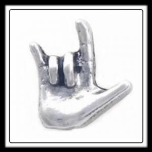 "I Love You" (Sign Language) Charm