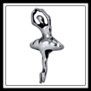 Ballerina (Silver) Charm
