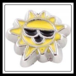 Sun (Yellow) w/Sunglasses Charm