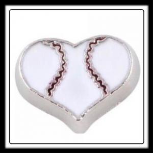 Heart (Red) w/Stitches Charm
