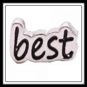 Best (Silver/Black) Charm