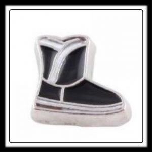 Snow Boots (Black) Charm