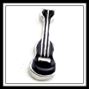 Guitar (Black) Charm