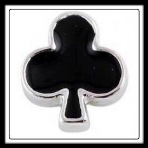 Club (Black) Charm