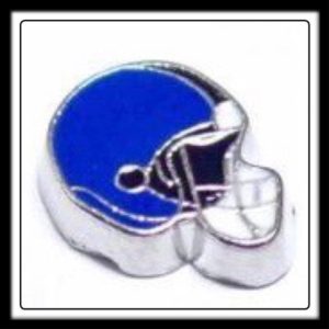Football Helmet (Blue) Charm