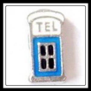 Telephone Booth (Blue) Charm