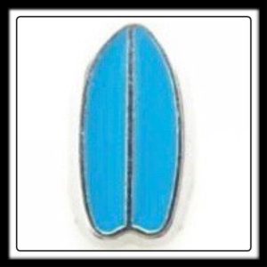 Surfboard (Blue) Charm