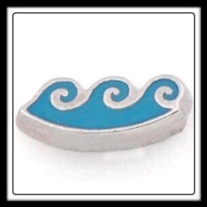 Ocean Waves (Blue) Charm