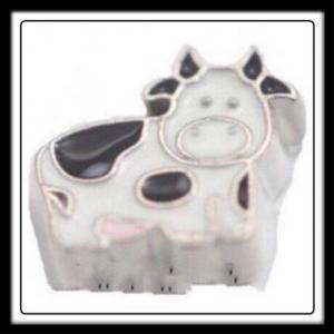 Cow (Black/White) Charm