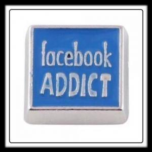 Facebook Addict Charm
