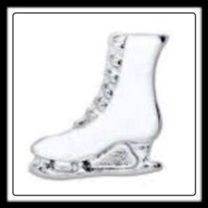 Figure Skate (Silver) Charm