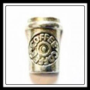 Coffee Cup (Gold) Charm