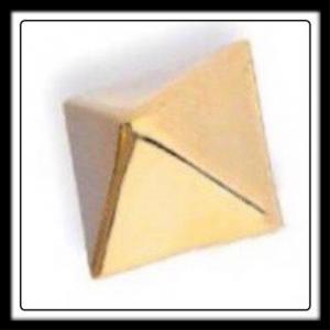 Pyramid (Gold) Charm