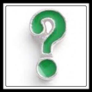 Question Mark (Green) Charm