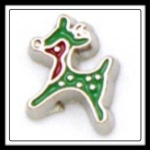 Rudolph/Reindeer (Green) Charm