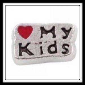 Heart My Kids Charm