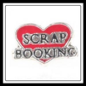 Scrapbooking Heart Charm