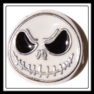 Jack Skellington Face (White) Charm