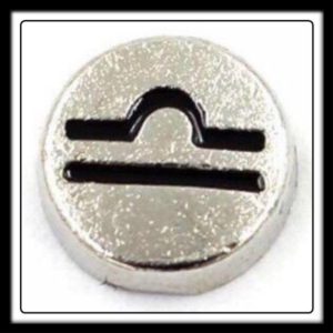 Libra (Circle) Charm
